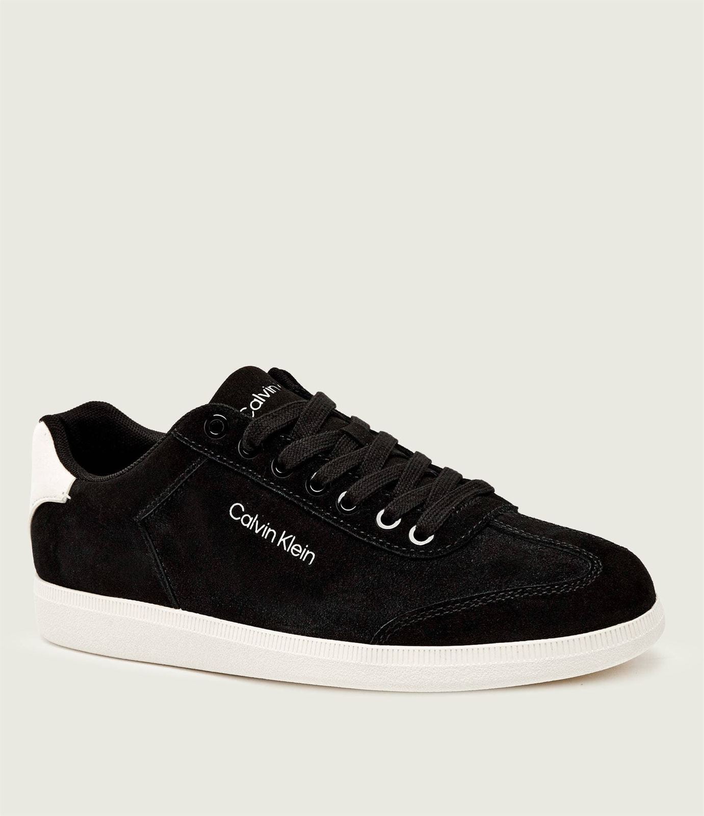 Zapatillas CALVIN KLEIN HM0HM01946 BEH Low Cupsole Laceup Black/Mashmallow - Imagen 1