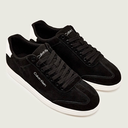 Zapatillas CALVIN KLEIN HM0HM01946 BEH Low Cupsole Laceup Black/Mashmallow - Imagen 2