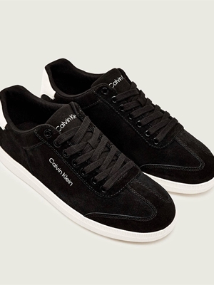 Zapatillas CALVIN KLEIN HM0HM01946 BEH Low Cupsole Laceup Black/Mashmallow - Imagen 2