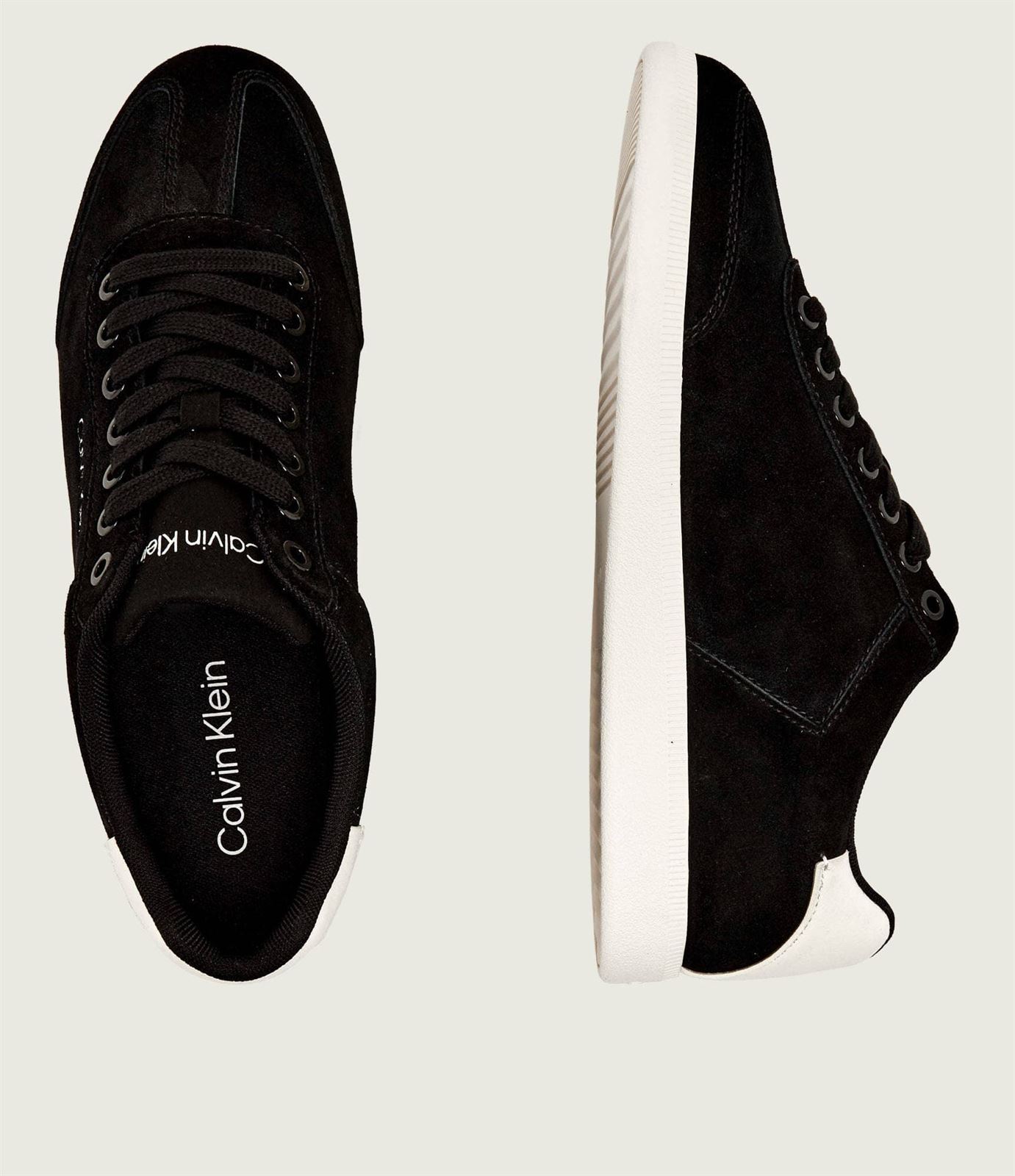 Zapatillas CALVIN KLEIN HM0HM01946 BEH Low Cupsole Laceup Black/Mashmallow - Imagen 3
