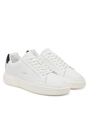 Zapatillas Calvin Klein Jeans Bright White/Black Chunky Cupsole YM0YM01344 01W - Imagen 1