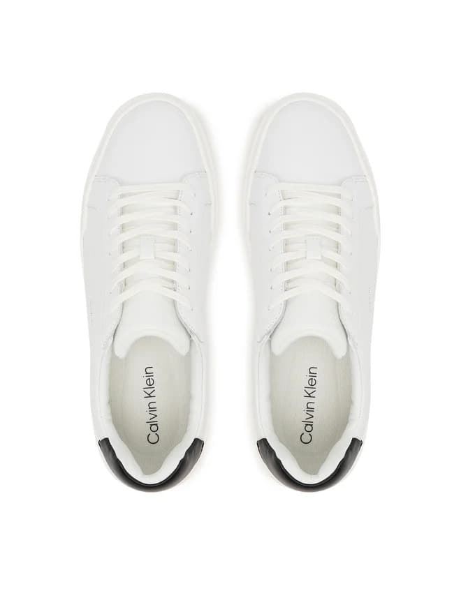 Zapatillas Calvin Klein Jeans Bright White/Black Chunky Cupsole YM0YM01344 01W - Imagen 4