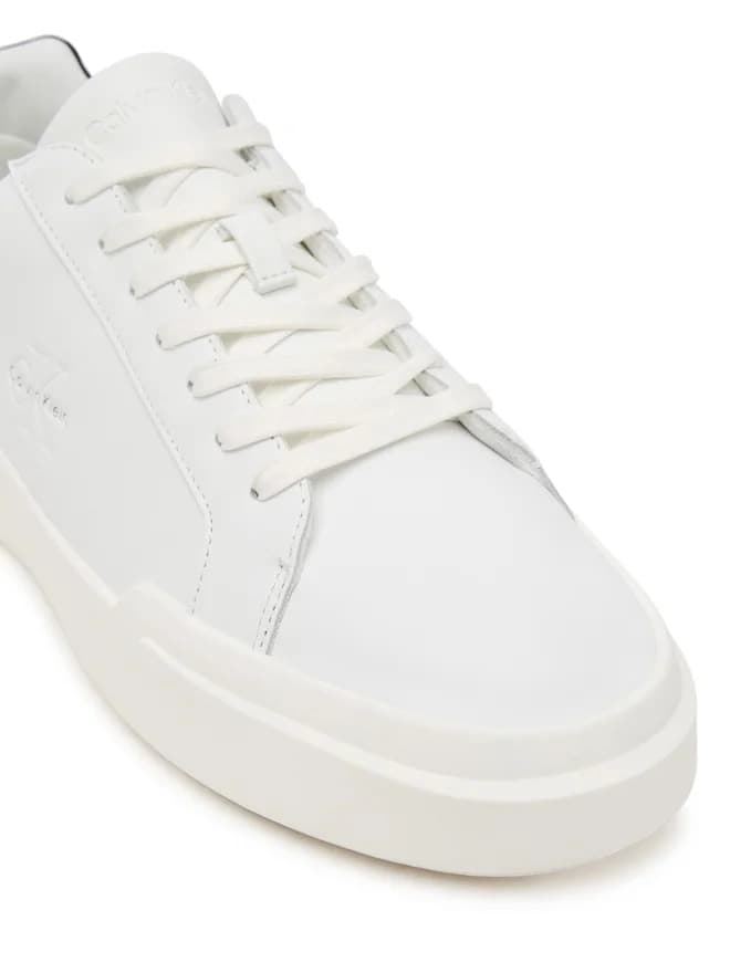 Zapatillas Calvin Klein Jeans Bright White/Black Chunky Cupsole YM0YM01344 01W - Imagen 5