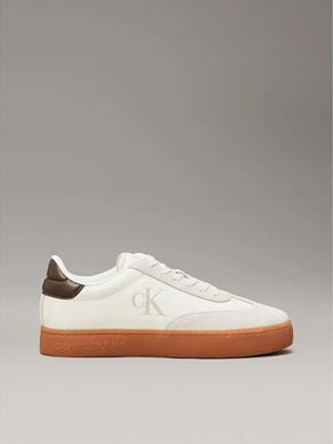 Zapatillas Calvin Klein Jeans YM0YM01272 0GE Classic CupLow Lace Up Creamy white/eggshell - Imagen 1