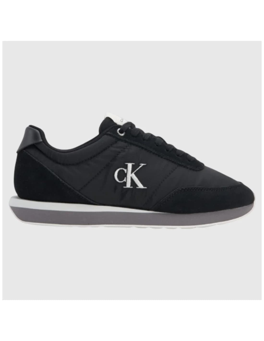 Zapatillas CALVIN KLEIN YM0YM01361 01Q Retro Runner Ess Mix Mat Black/Stormfront/Vaporous White - Imagen 1