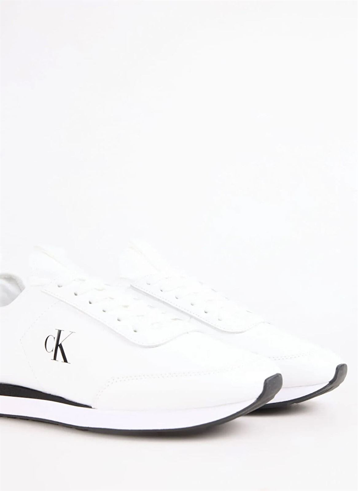 Zapatillas CALVIN KLEIN YM0YM01362 01W Retro Runner bright white/black - Imagen 5