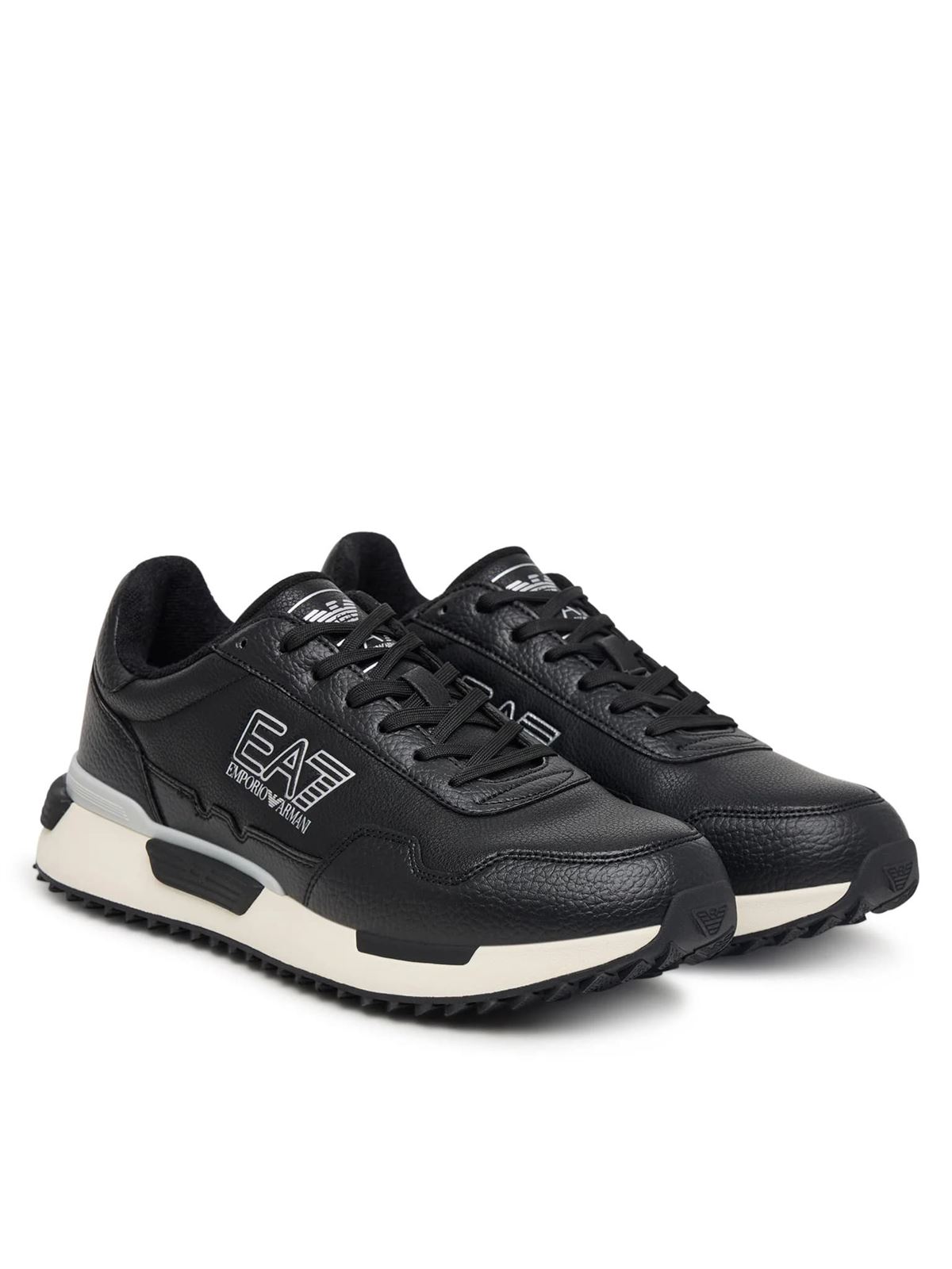 Zapatillas EA7 Emporio Armani 7X000873 AF28088 MC676 Black Silver Off White - Imagen 1