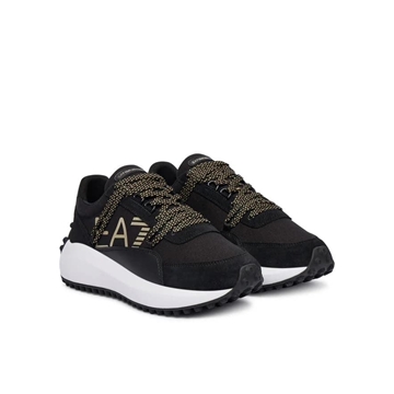Zapatillas EA7 Emporio Armani Black & Gold 7X000355 AF18869 MC021 - Imagen 1