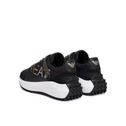 Zapatillas EA7 Emporio Armani Black & Gold 7X000355 AF18869 MC021 - Imagen 2