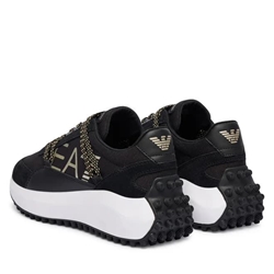 Zapatillas EA7 Emporio Armani Black & Gold 7X000355 AF18869 MC021 - Imagen 2