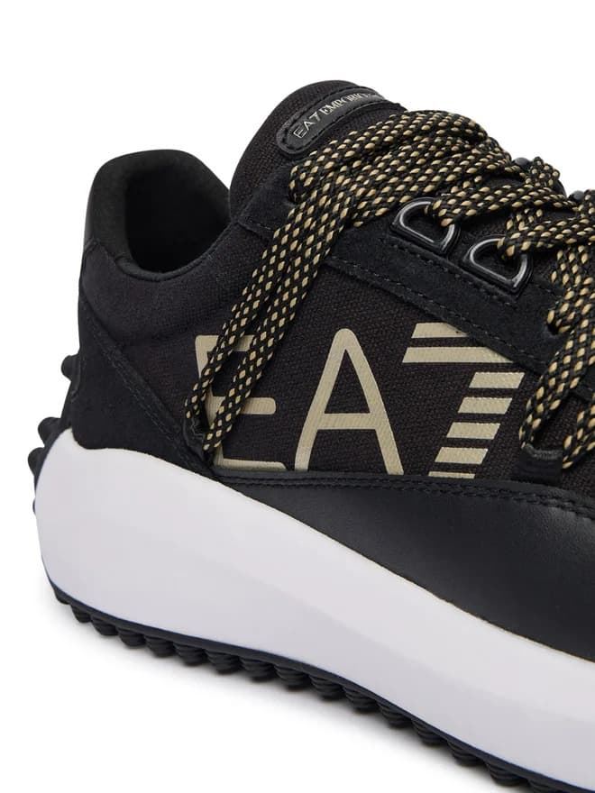 Zapatillas EA7 Emporio Armani Black & Gold 7X000355 AF18869 MC021 - Imagen 4