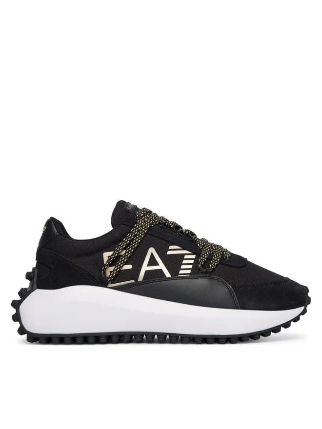 Zapatillas EA7 Emporio Armani Black & Gold 7X000355 AF18869 MC021 - Imagen 5