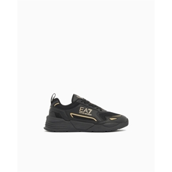 Zapatillas EA7 Emporio Armani Triple Black+Gold 7X000308 AF18447 MZ177 - Imagen 1
