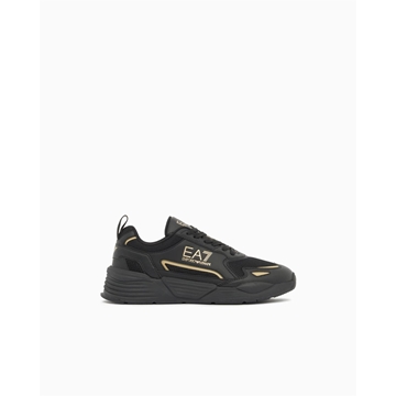 Zapatillas EA7 Emporio Armani Triple Black+Gold 7X000308 AF18447 MZ177 - Imagen 1