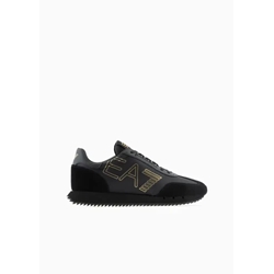 Zapatillas EA7 Emporio Armani X8X101 XK257 M701 triple black + gold - Imagen 1