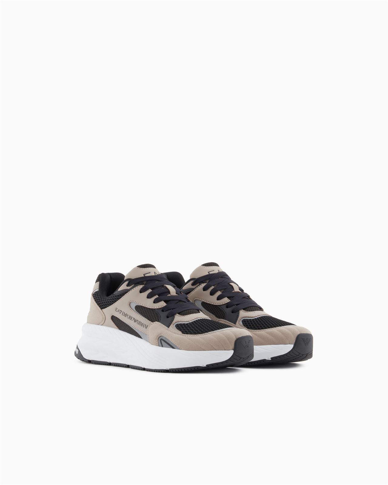 Zapatillas EA7 Emporio Armani X8X178 XK382 U471 cobblestone/black - Imagen 2