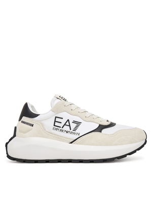 Zapatillas Emporio Armani EA7 7X000341 AF18616 MZ021 white black - Imagen 1