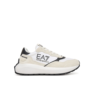 Zapatillas Emporio Armani EA7 7X000341 AF18616 MZ021 white black - Imagen 1