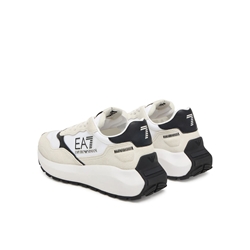 Zapatillas Emporio Armani EA7 7X000341 AF18616 MZ021 white black - Imagen 2