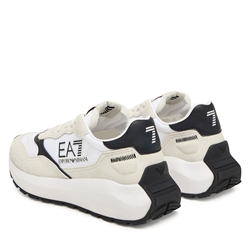 Zapatillas Emporio Armani EA7 7X000341 AF18616 MZ021 white black - Imagen 2