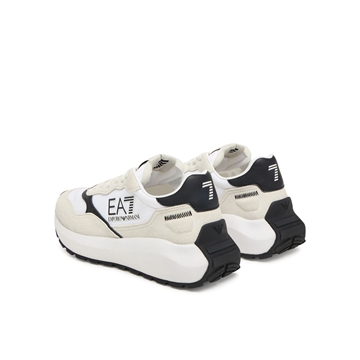 Zapatillas Emporio Armani EA7 7X000341 AF18616 MZ021 white black - Imagen 2