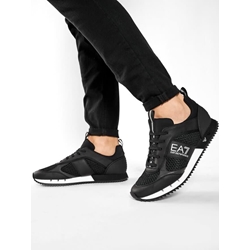 Zapatillas Emporio Armani EA7 X8X027 XK050 A120 black/white - Imagen 2