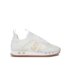 Zapatillas Emporio Armani EA7 X8X027 XK050 T603 white/gold/honey - Imagen 1