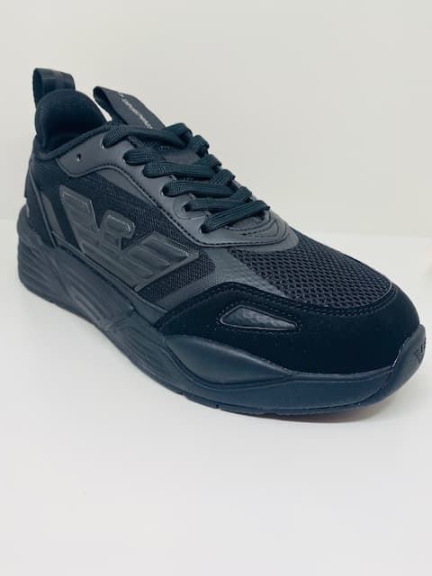 Zapatillas Emporio Armani EA7 X8X070 XK165 A083 negro hombre - Imagen 2