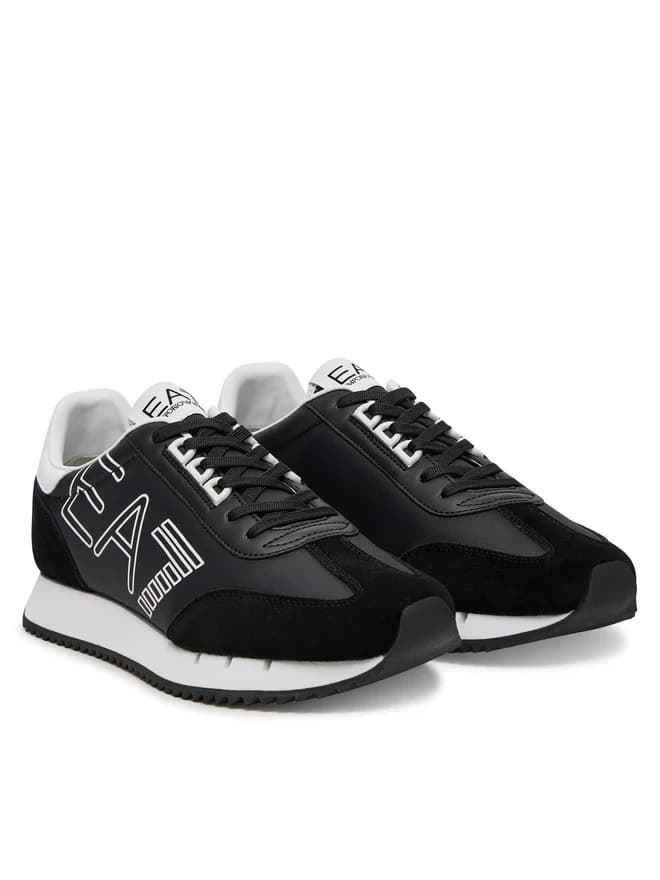 Zapatillas Emporio Armani EA7 X8X101 XK257 U448 black/white/blk eagle - Imagen 3