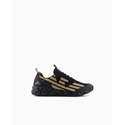 Zapatillas Emporio Armani EA7 X8X217 XK433 R969 TRIPLE BLACK LIGHT GOLD - Imagen 2