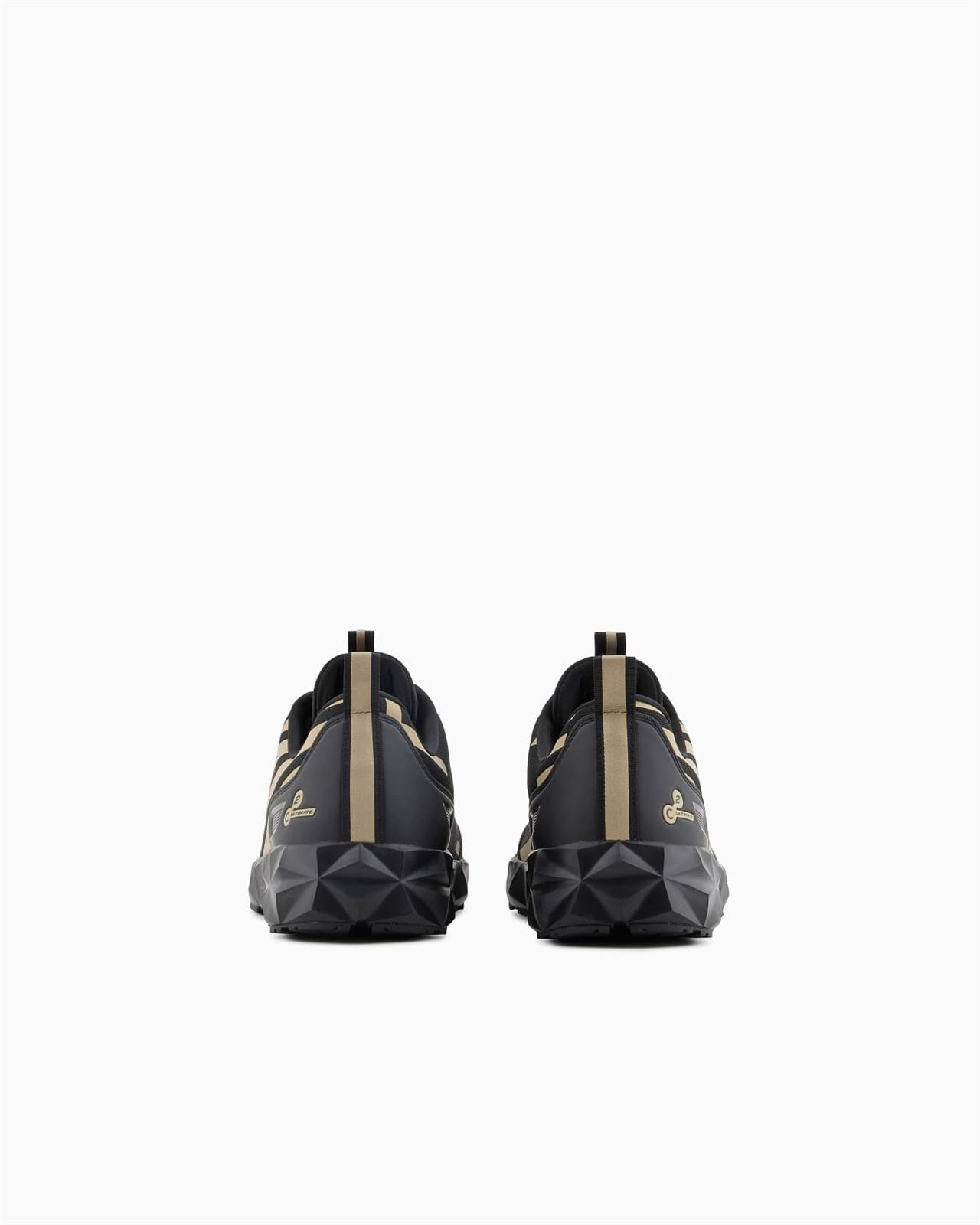 Zapatillas Emporio Armani EA7 X8X217 XK433 R969 TRIPLE BLACK LIGHT GOLD - Imagen 3