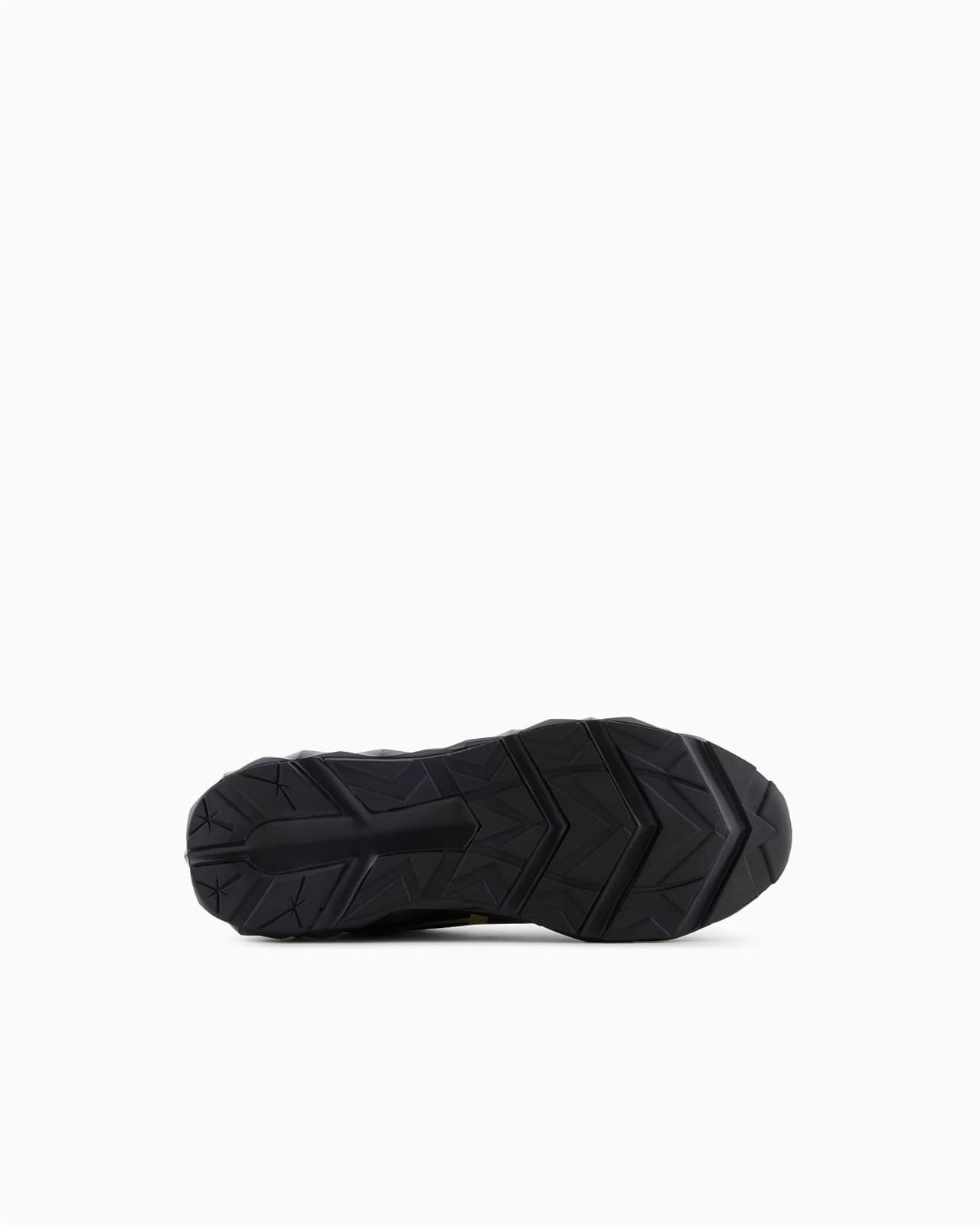 Zapatillas Emporio Armani EA7 X8X217 XK433 R969 TRIPLE BLACK LIGHT GOLD - Imagen 5