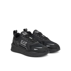 Zapatillas Emporio Armani Triple Black+Silver 7X000308 AF18447 MC026 - Imagen 1