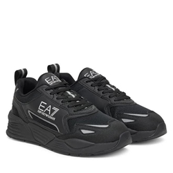 Zapatillas Emporio Armani Triple Black+Silver 7X000308 AF18447 MC026 - Imagen 1