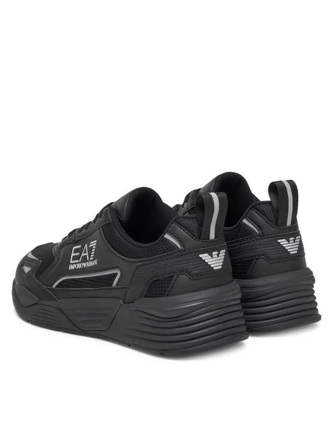 Zapatillas Emporio Armani Triple Black+Silver 7X000308 AF18447 MC026 - Imagen 3