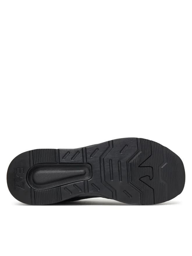 Zapatillas Emporio Armani Triple Black+Silver 7X000308 AF18447 MC026 - Imagen 4