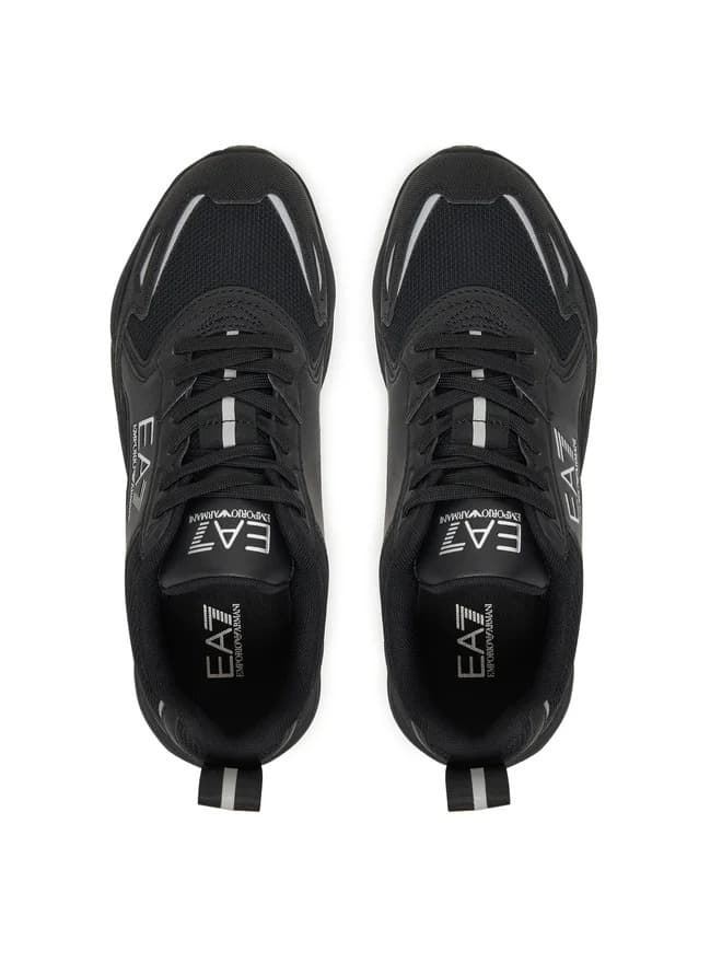 Zapatillas Emporio Armani Triple Black+Silver 7X000308 AF18447 MC026 - Imagen 5