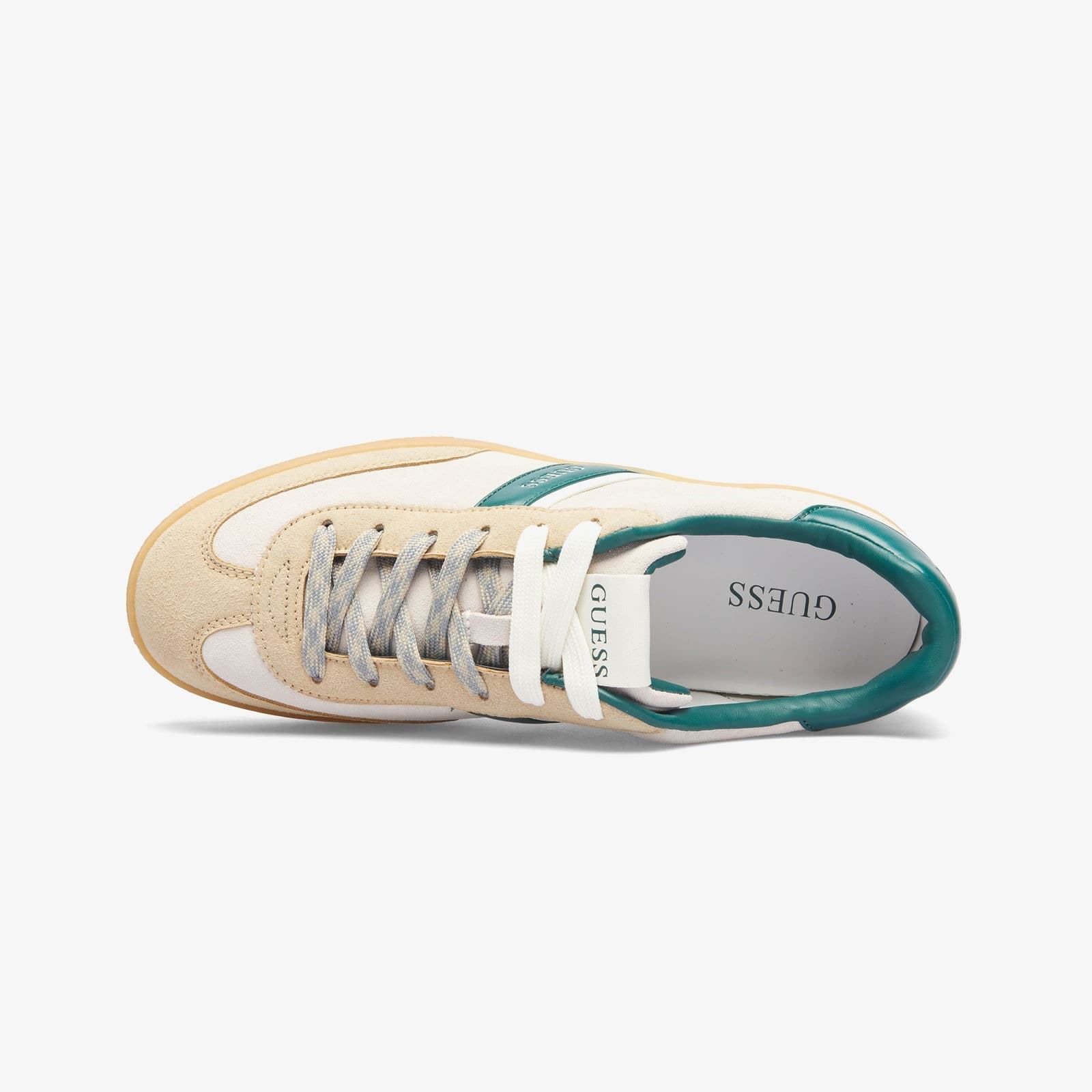 Zapatillas GUESS FMPNIISUE12 white/green - Imagen 4