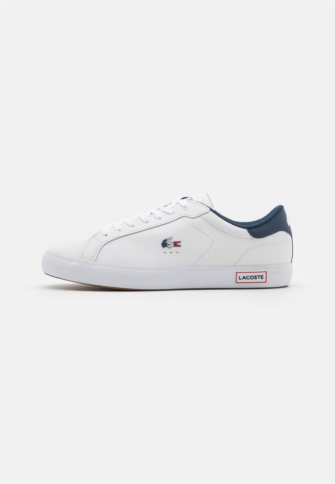 Zapatillas LACOSTE 43SMA0034 407 Powercourt tri2 wht/nvy/red - Imagen 1