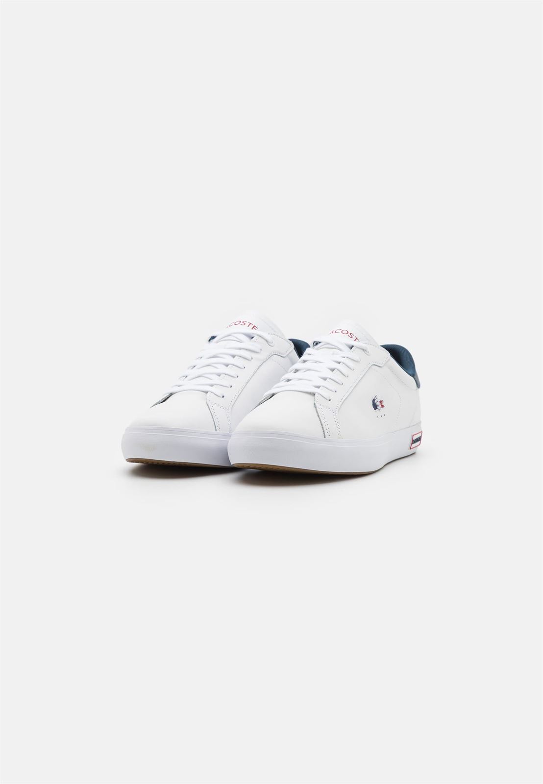 Zapatillas LACOSTE 43SMA0034 407 Powercourt tri2 wht/nvy/red - Imagen 2