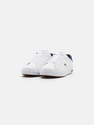 Zapatillas LACOSTE 43SMA0034 407 Powercourt tri2 wht/nvy/red - Imagen 2