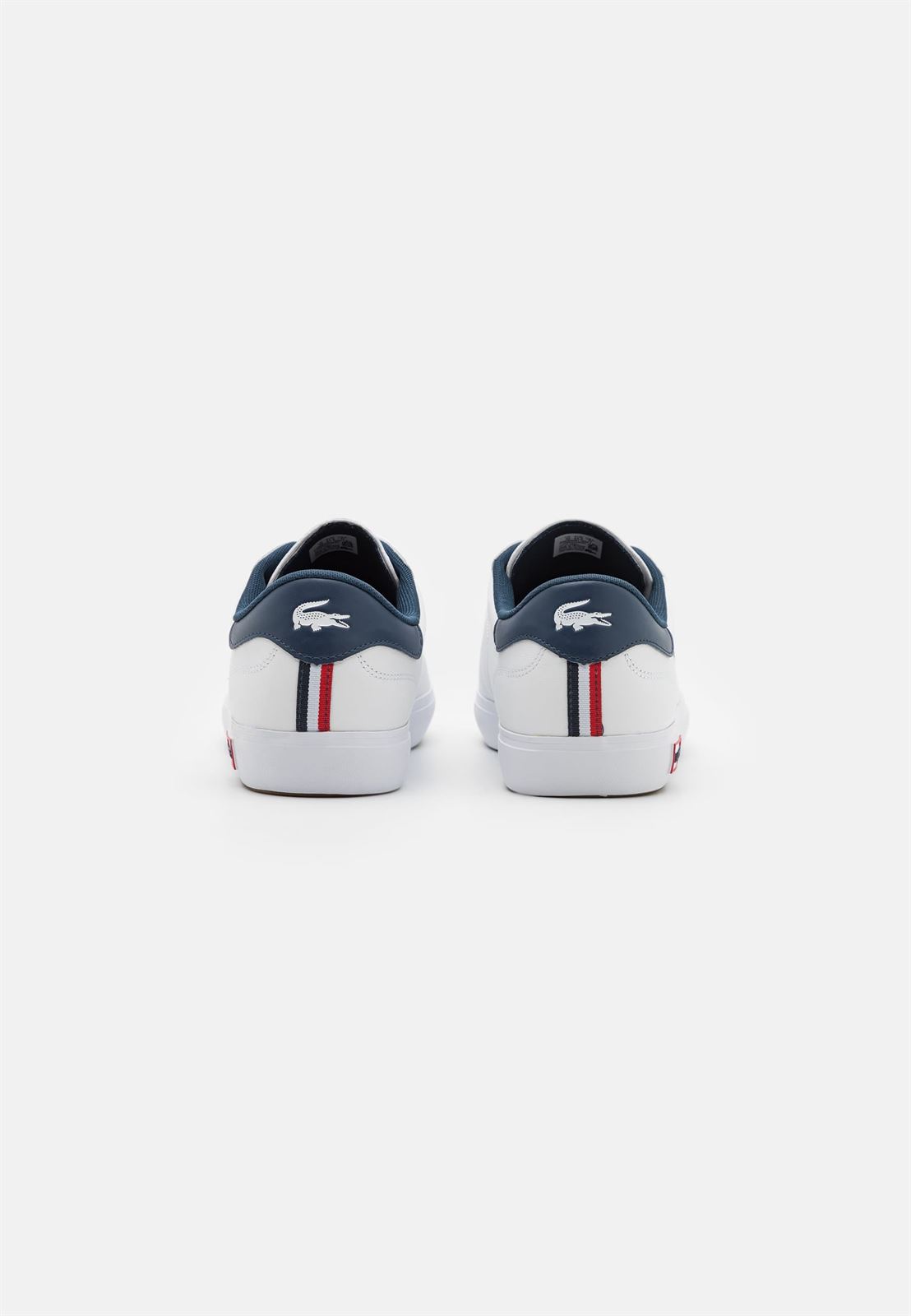 Zapatillas LACOSTE 43SMA0034 407 Powercourt tri2 wht/nvy/red - Imagen 3