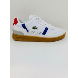 Zapatillas LACOSTE 74SMA0031Y37 T-CLIP white/gum - Imagen 1