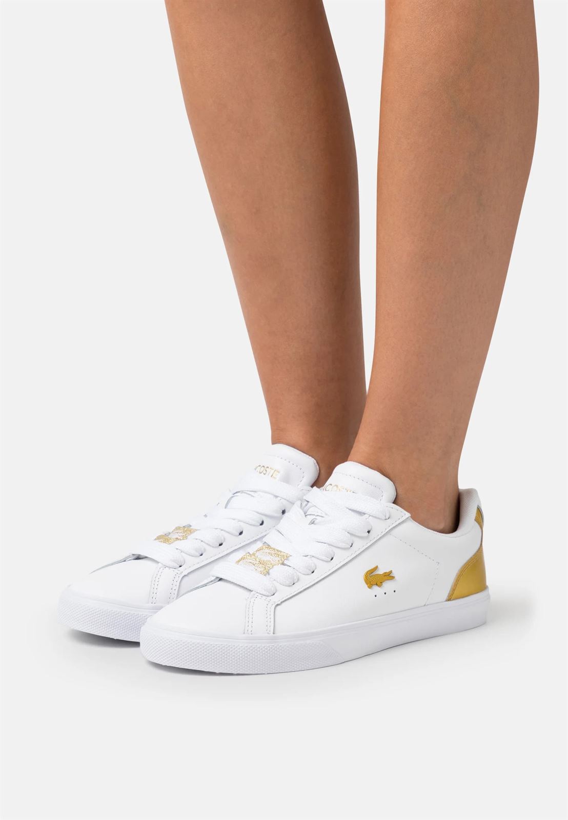 Zapatillas LACOSTE LEROND PRO 45CFA0027 216 wht/gld - Imagen 1