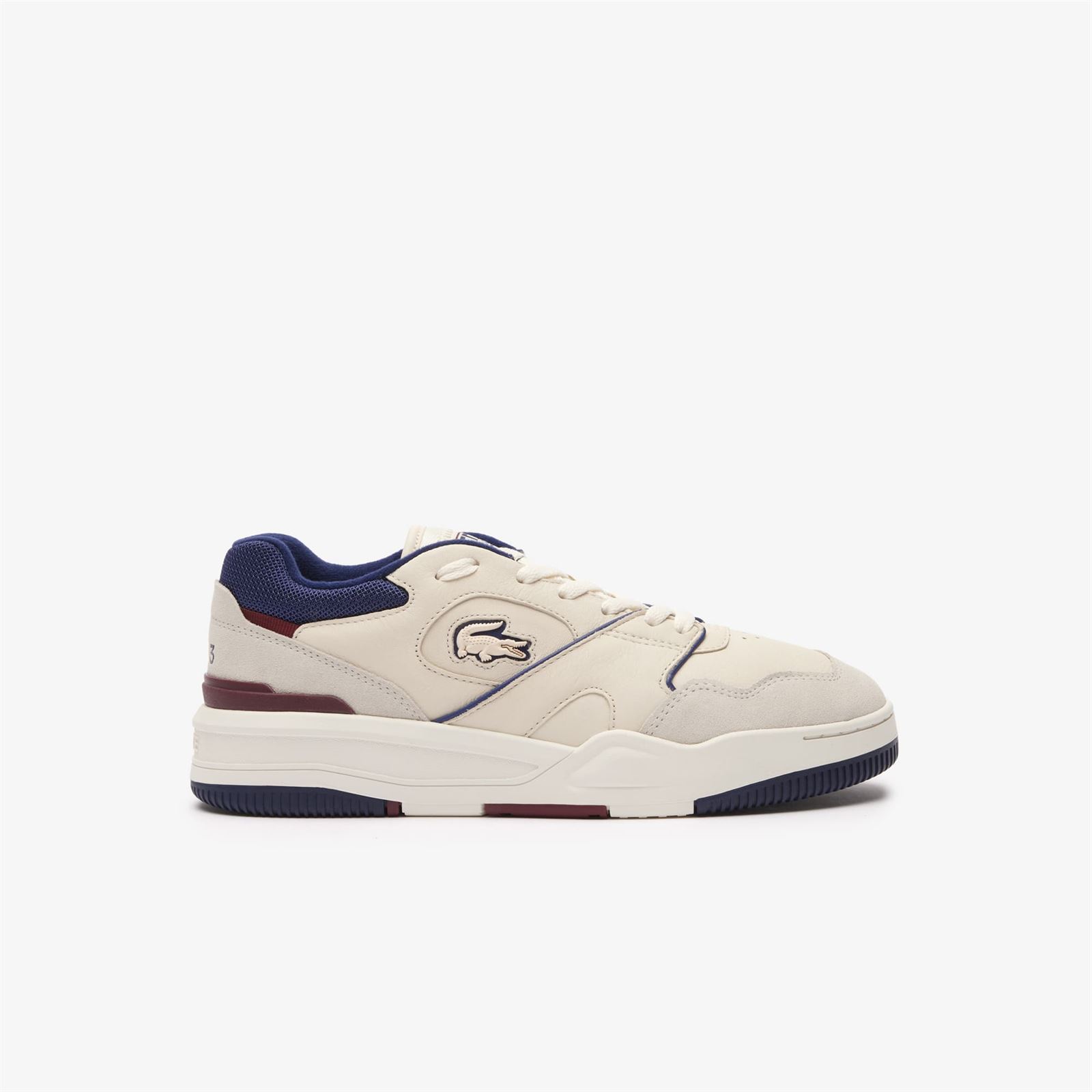 Zapatillas Lacoste Lineshot 46SMA0088 WN1 off wht/navy - Imagen 5