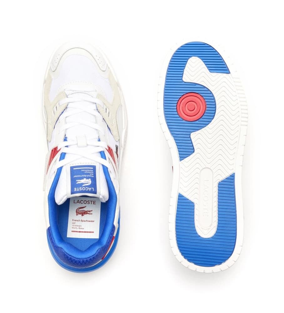 Zapatillas Lacoste LT 125 wht/red/blue - Imagen 4