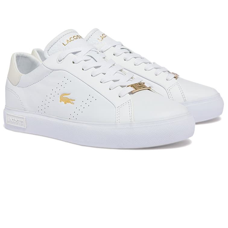 Zapatillas Lacoste Powercourt 2.0 43SFA0028 216 blanco - Imagen 2