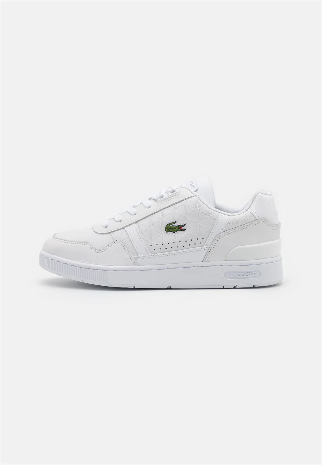 Zapatillas LACOSTE T-CLIP 44SMA0094 21G wht/wht - Imagen 1