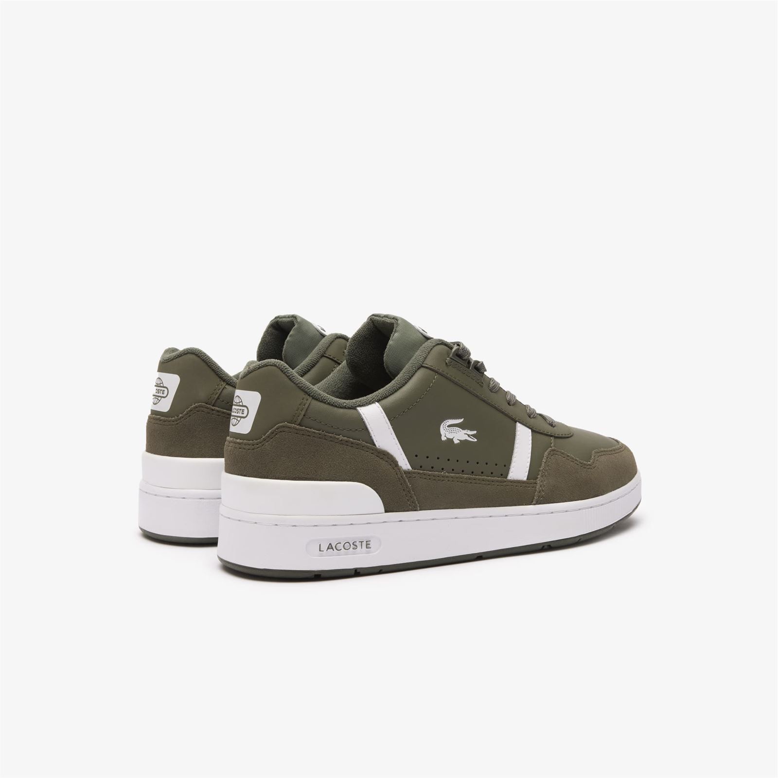 Zapatillas Lacoste T-Clip 46SMA0112 255 khk/wht - Imagen 3