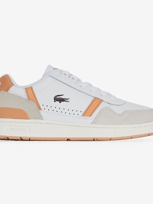 Zapatillas Lacoste T-CLIP 47SMA0066 2J8 wht/ lt brw - Imagen 1